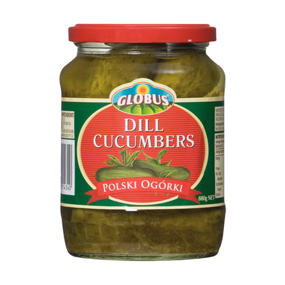 Globus Polskie Ogorki Dill Cucumbers - 680g