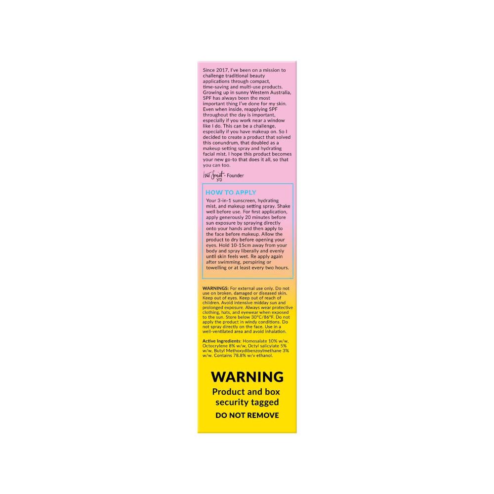 Quick Screen Facial Sunscreen Spray SPF 50+ - 90mL