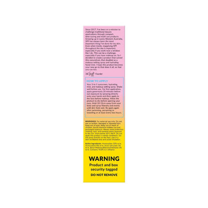 Quick Screen Facial Sunscreen Spray SPF 50+ - 90mL