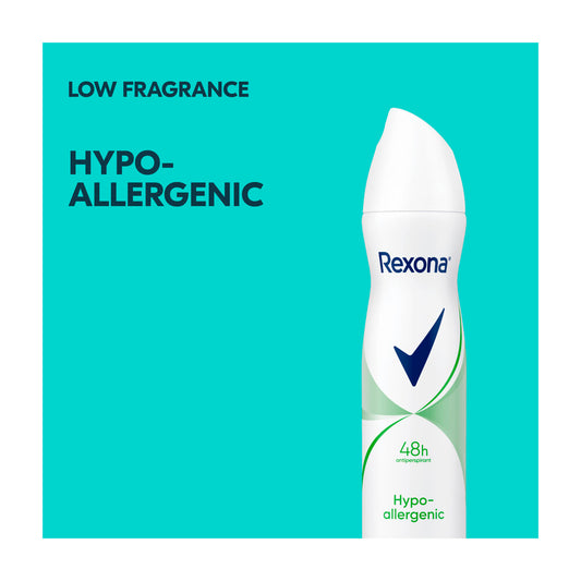 Rexona Women Deodorant 48hr Aerosol Hypoallergenic - 250mL