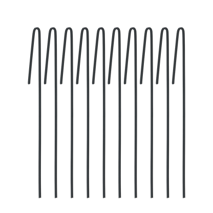 Tuscan Path Garden Edging Pegs - 280mm - Woodland Grey - 10 Pack
