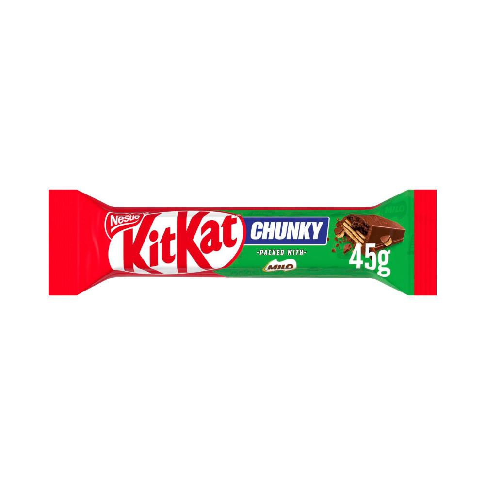KitKat Chunky Packed With Milo Milk Chocolate Bar - 45g