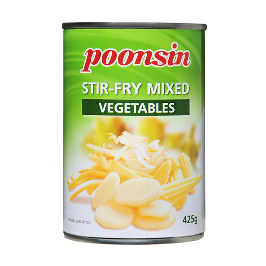 Poonsin Stir-fry Mixed Vegetables - 425g