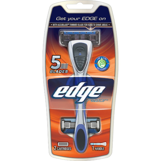 Edge Mens 5 Blade Kit Plus 2 pack