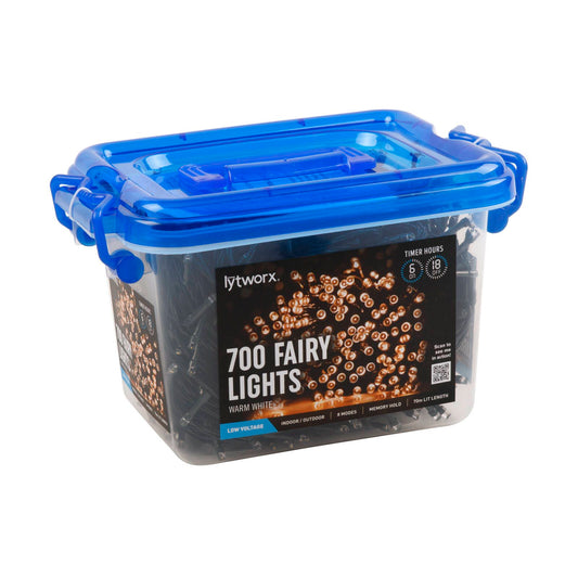 Lytworx Fairy Lights - 700 LEDs - 70m - Warm White