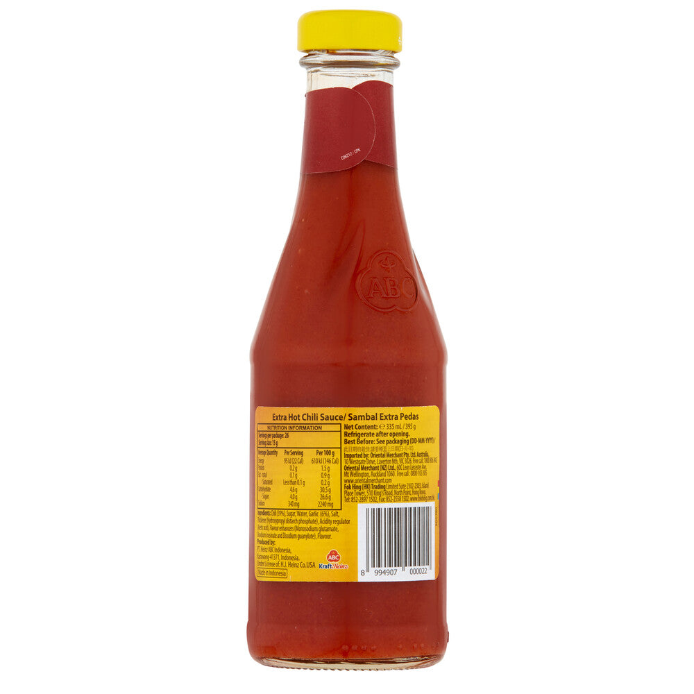 ABC Extra Hot Chilli Sauce - 335mL