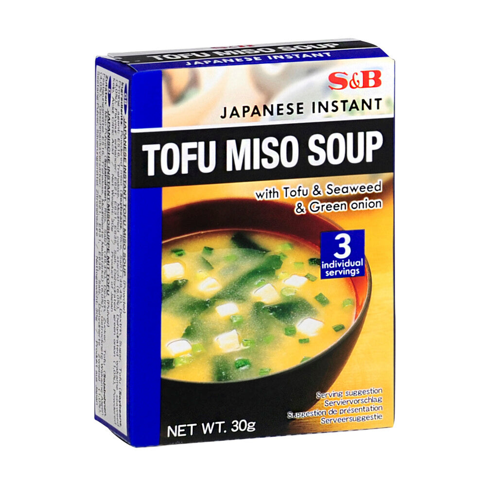 S & B Japanese Instant Tofu Miso Soup - 30g