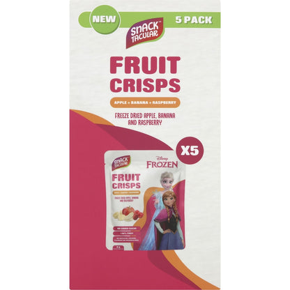 Snacktacular Fruit Crisps Apple Raspberry & Banana 8g X 5 Pack