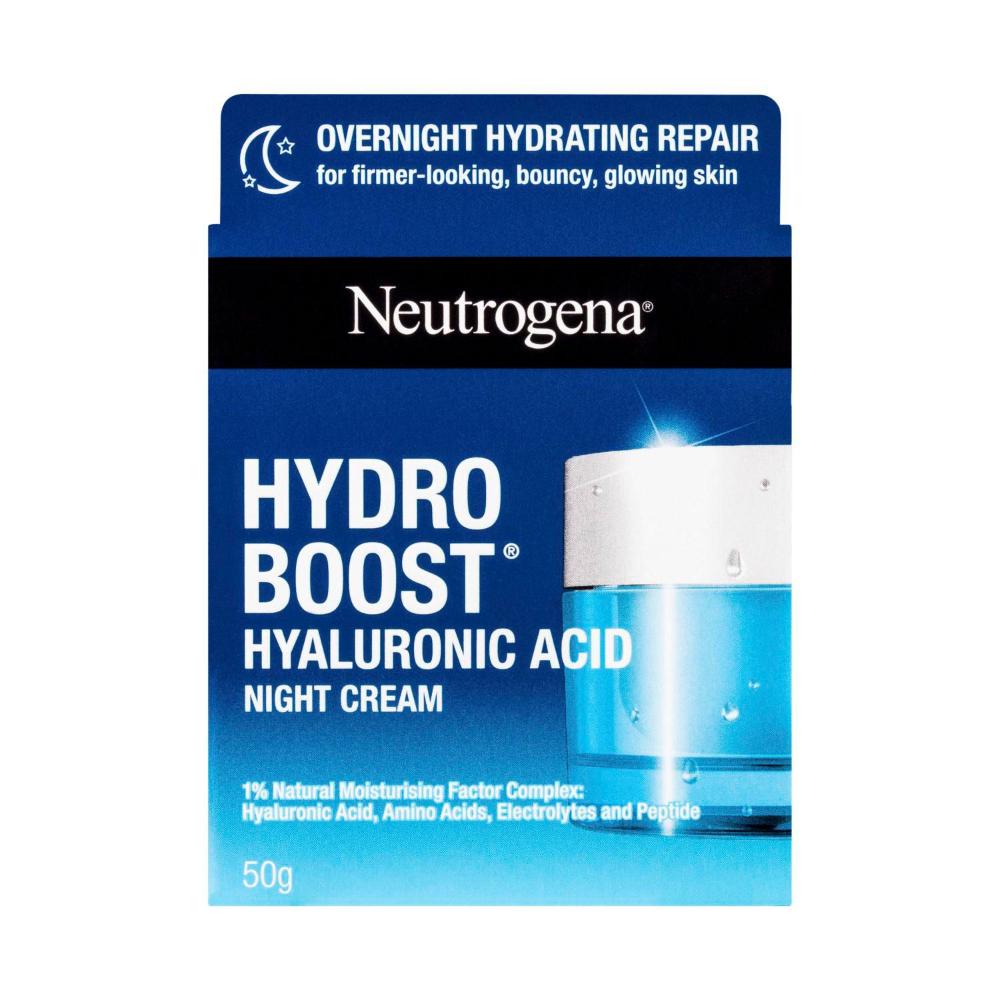 Neutrogena Hydro Boost Hyaluronc Acid Night Cream Moisturiser - 50g