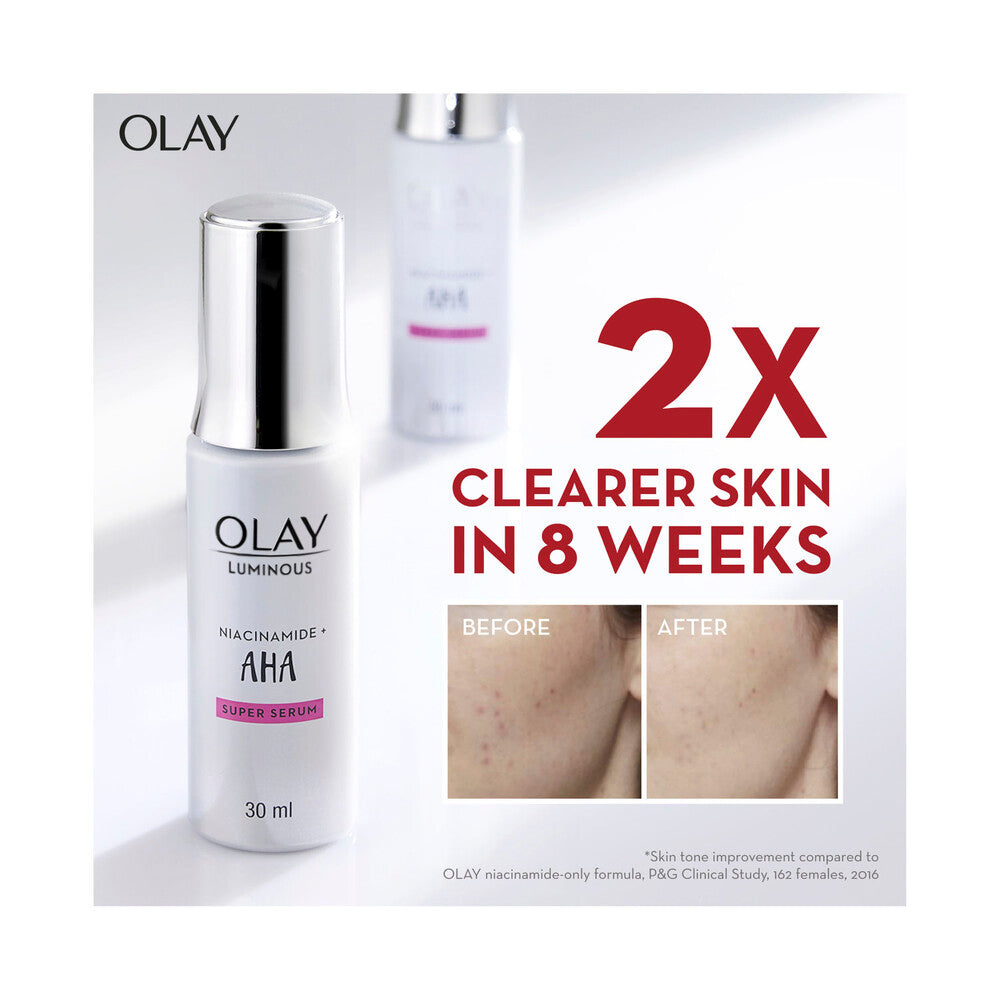 Olay Luminous Niacinamide + Aha Super Serum - 30mL
