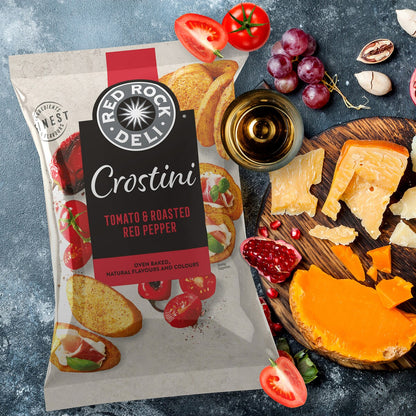 Red Rock Deli Crostini Tomato & Roasted Red Pepper 115g