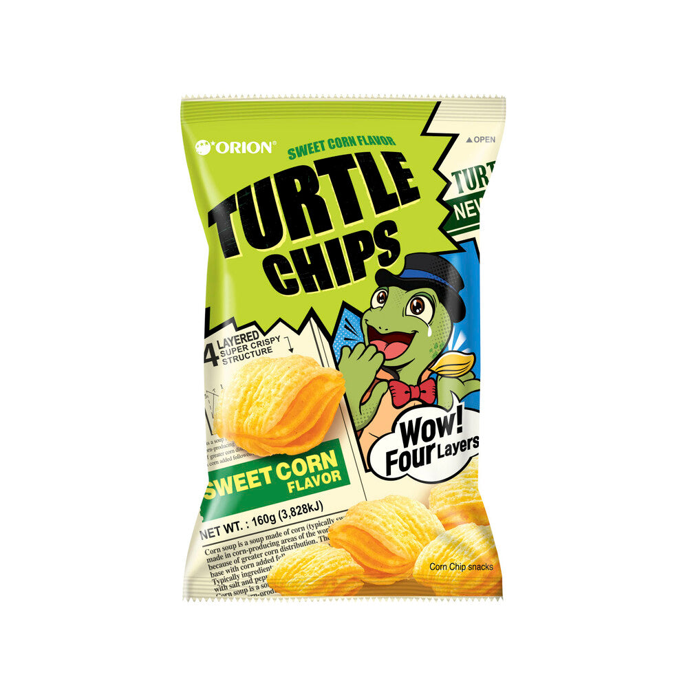 Orion Turtle Chips Sweet Corn Flavour - 160g