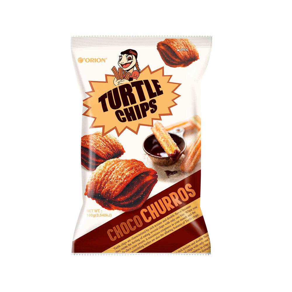 Orion Turtle Chips Choco Churros Flavour - 160g