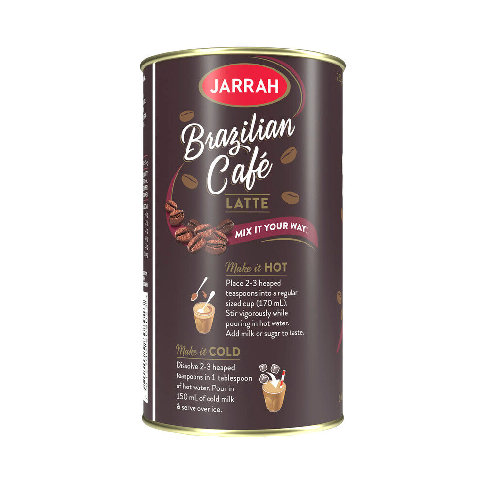 Jarrah Brazilian Cafe Latte Coffee - 250g