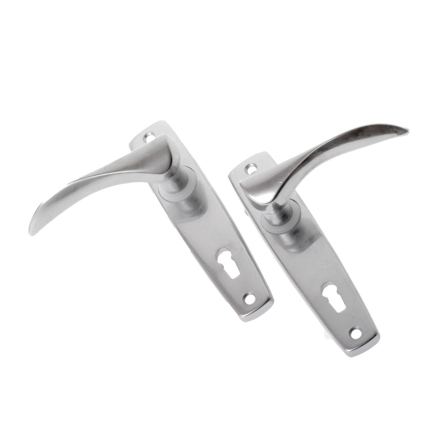 Adoored Satin Chrome Door Lever Lock 100mm
