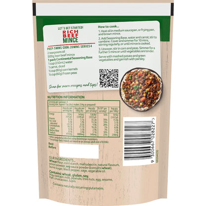 Continental Classics Recipe Base Rich Beef Mince 50g