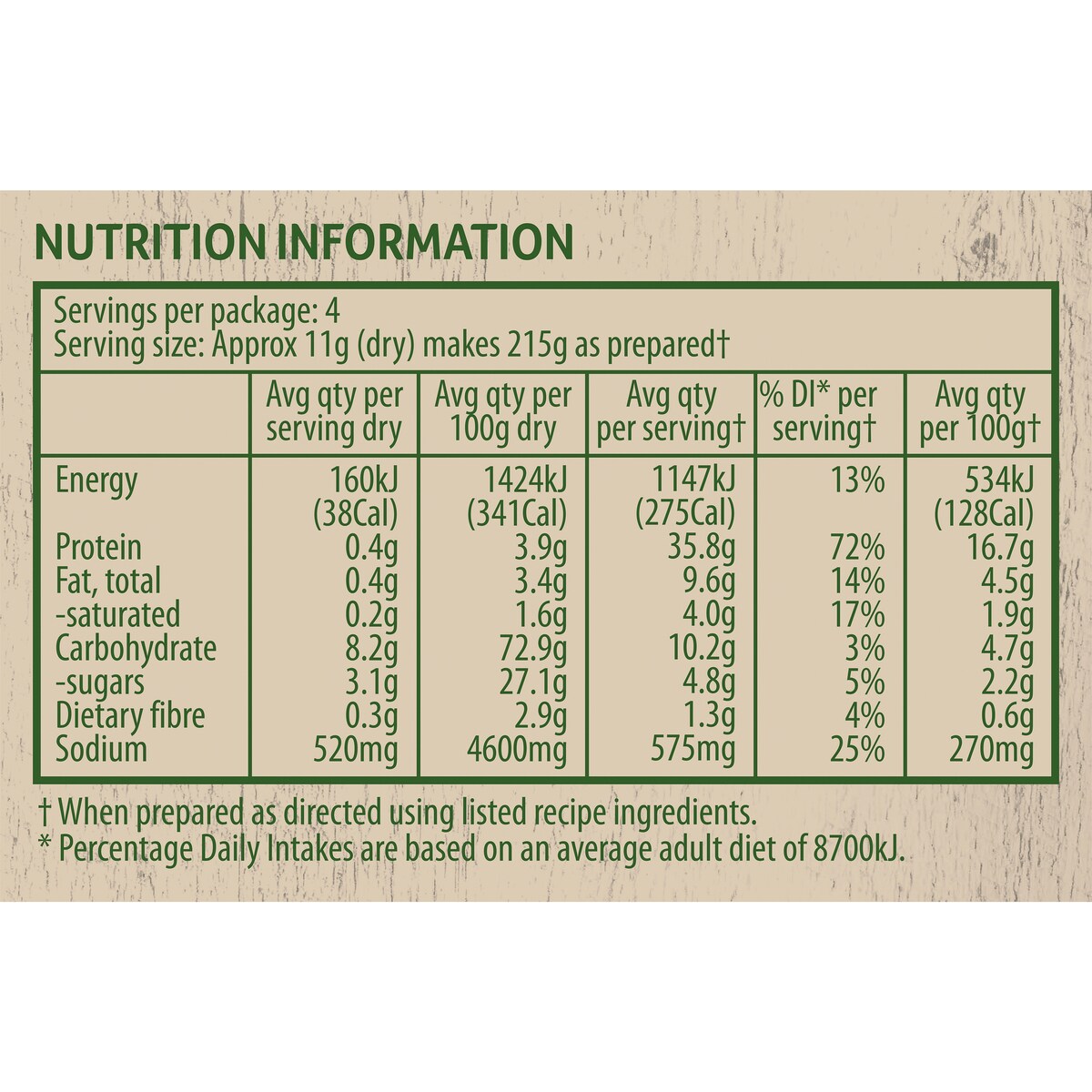 Continental Recipe Base Beef Stroganoff 40g