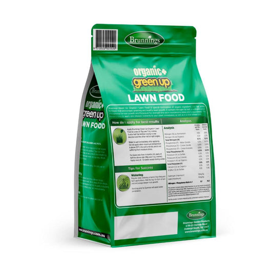 Brunnings Green Up Organic+ Lawn Food - 2.5kg