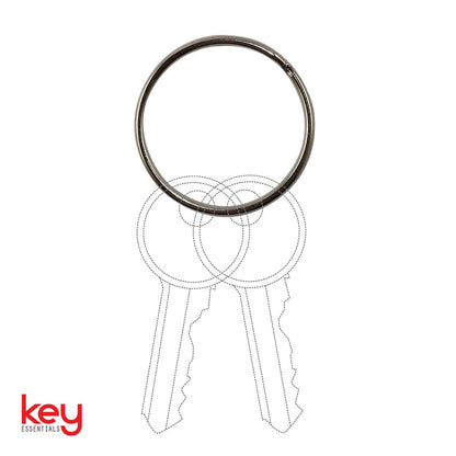 Key Essentials Split Rings - 38mm - Steel - Easy To Use - 5 Pack