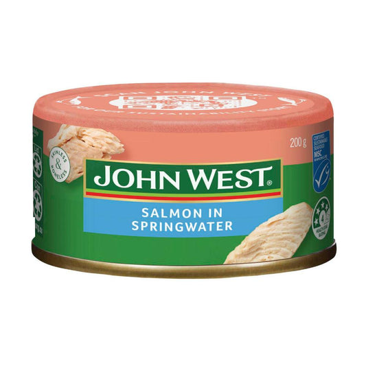 John West Salmon Skinless & Boneless Springwater - 200g