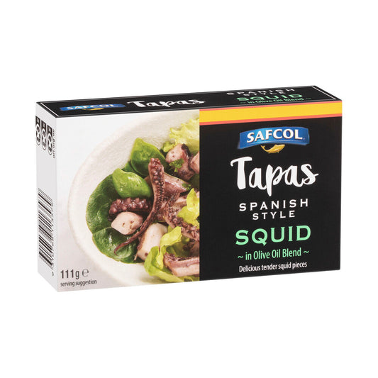 Safcol Squid Pieces In Olive Oil Blend - 111g