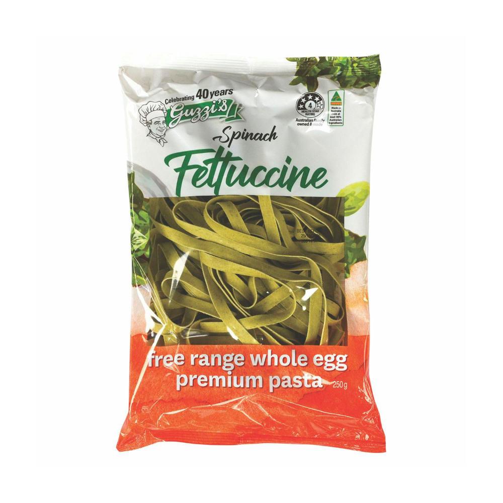 Guzzis Special Selection Pasta Spinach Fettuccine - 250 GRAM