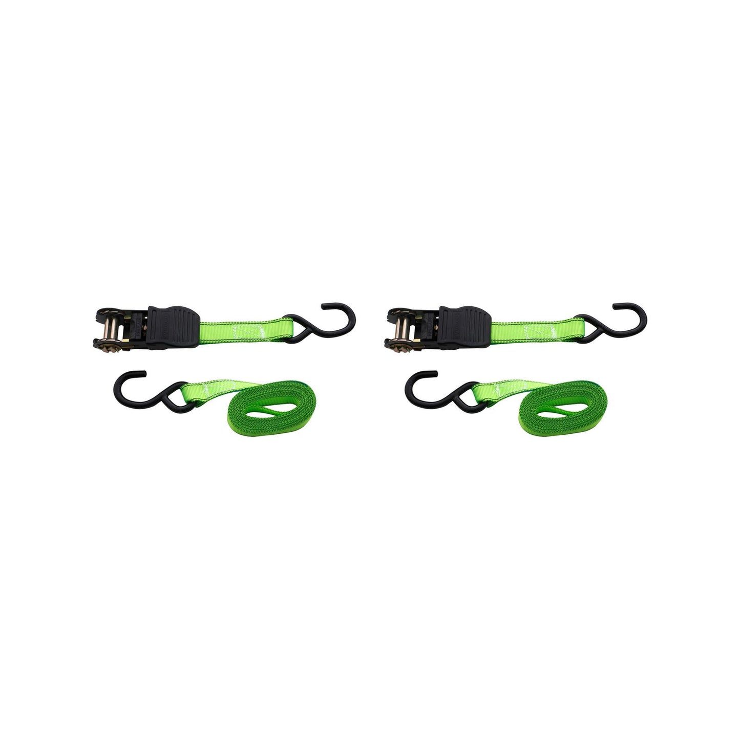Syneco S Hook Tie Down Ratchet Set - 25mm x 4.5m - 2 Pack