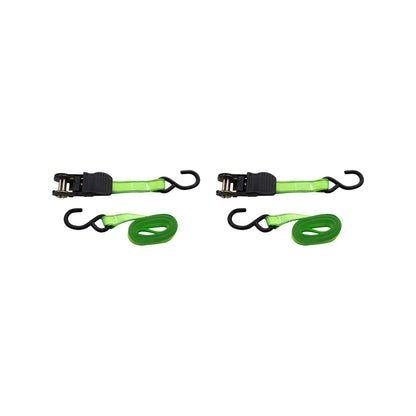 Syneco S Hook Tie Down Ratchet Set - 25mm x 4.5m - 2 Pack