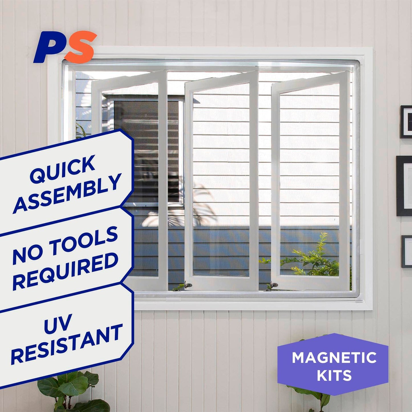 Permastik Magnetic Insect Screen Kit - 2 x 2m
