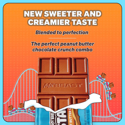 Mr Beast Feastables Peanut Butter Crunch Chocolate Bar 60g