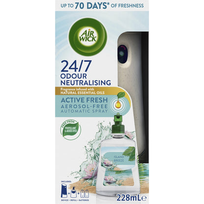 Air Wick Odour Neutralising Automatic Spray Island Breeze 228ml