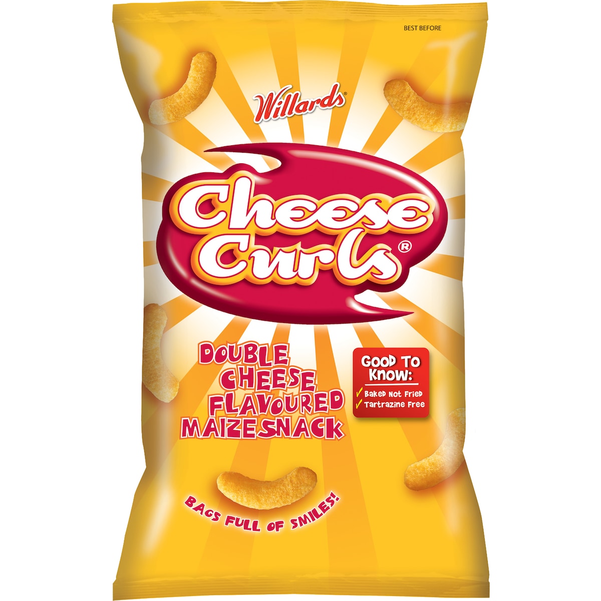 Willards Cheese Curls 150g