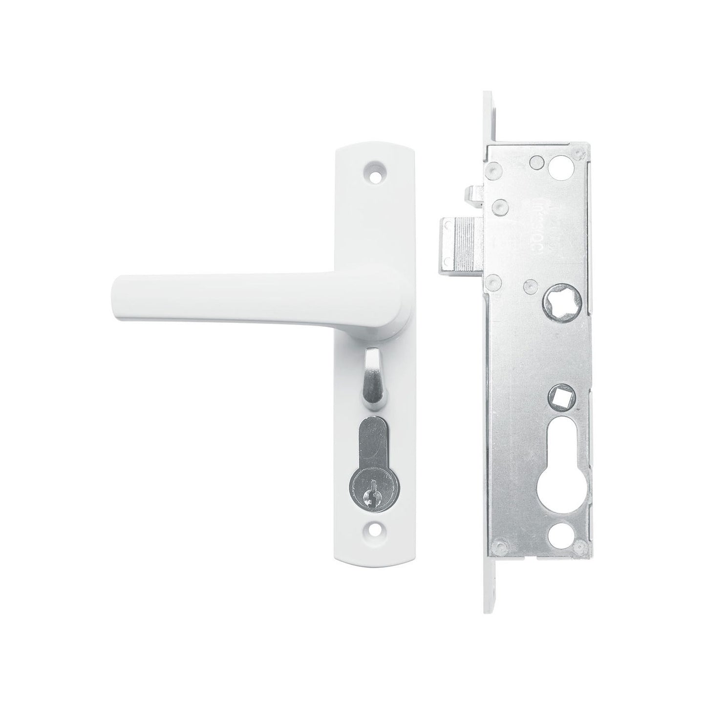 Rolltrak Hinged Screen Door Lock - 50mm - Keyed