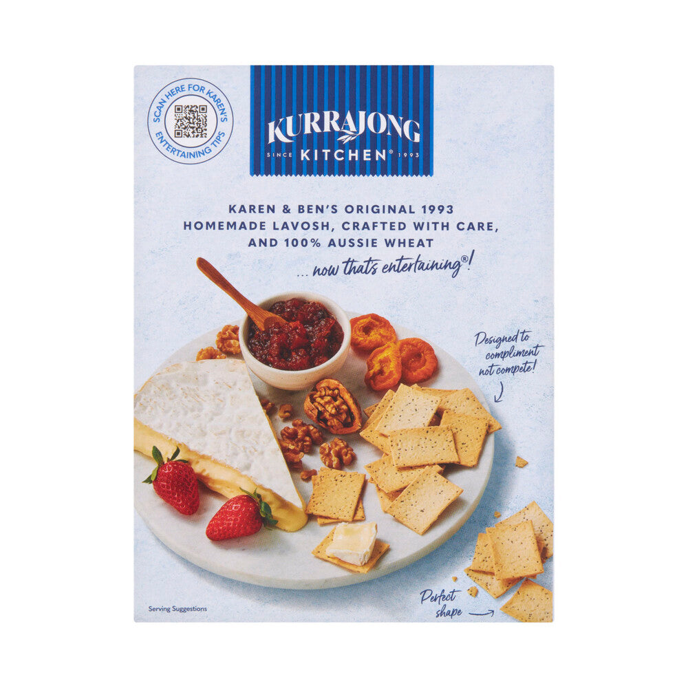 Kurrajong Kitchen Lavosh Twin Pack - 100g