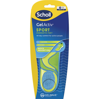 Scholl Gel Activ Sport Insoles Small Pair Each