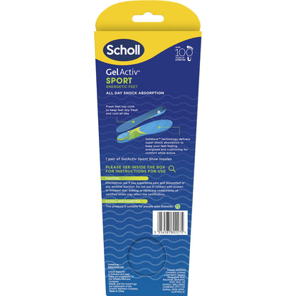 Scholl Gel Activ Sport Insoles Small Pair Each