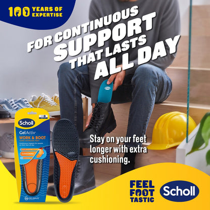 Scholl Gel Active Work & Boot Cushioning Large Pair each