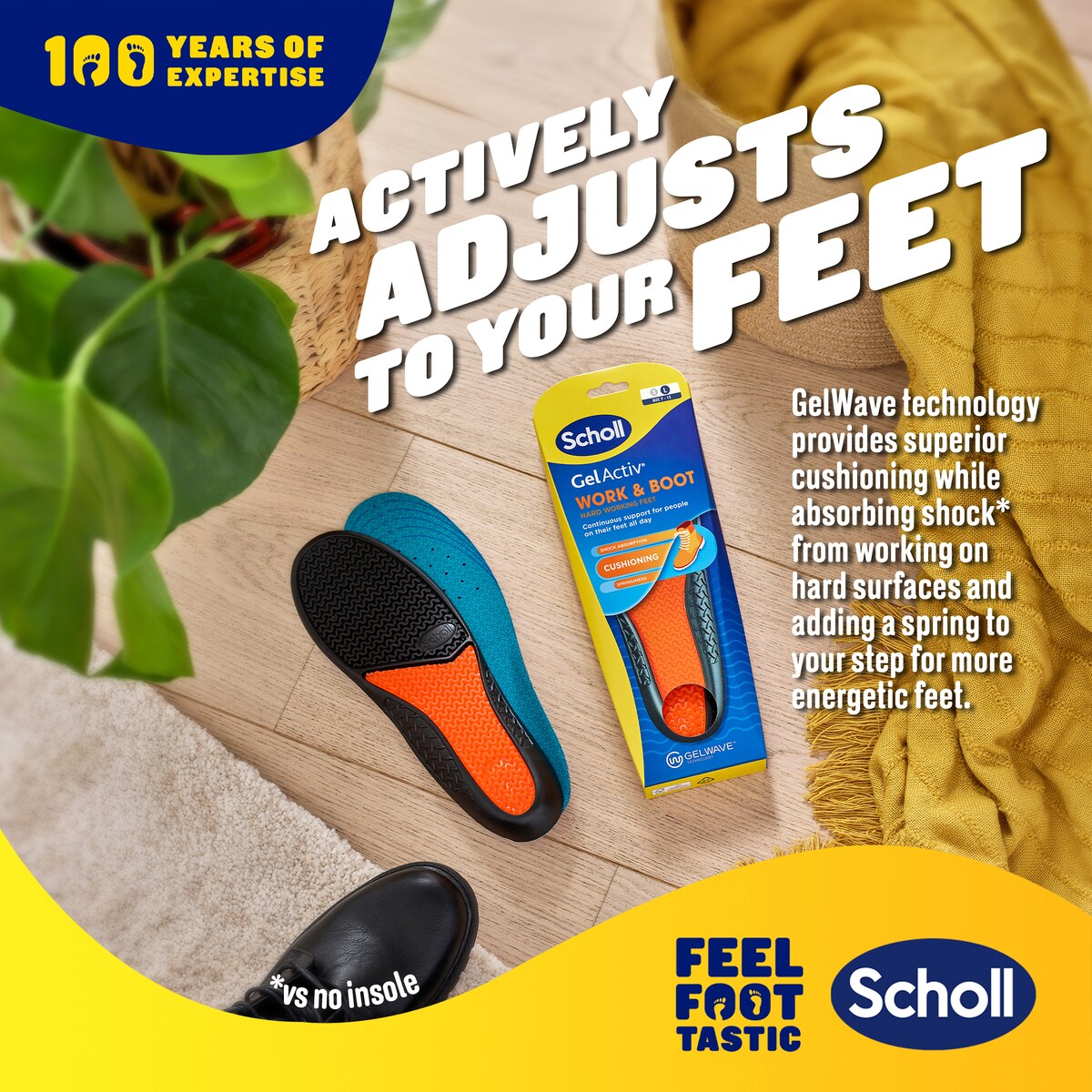 Scholl Gel Active Work & Boot Cushioning Large Pair each