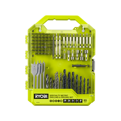 Ryobi 95 Piece Specialty Metric Drill and Drive Set - 251 x 320mm