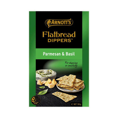 Arnott's Flatbread Dippers Parmesan & Basil - 130g