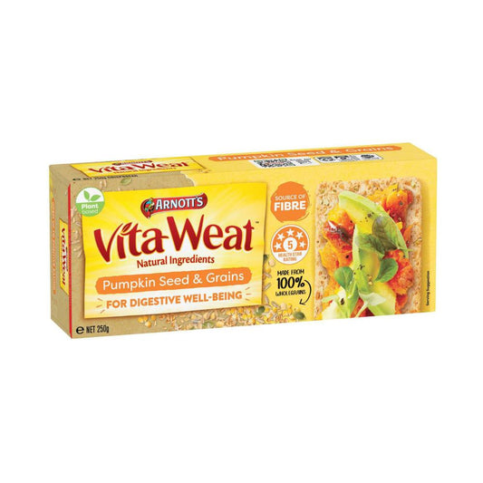 Arnott's Vita-weat Pumpkin Seed & Mixed Grain Crispbread Crackers - 250g
