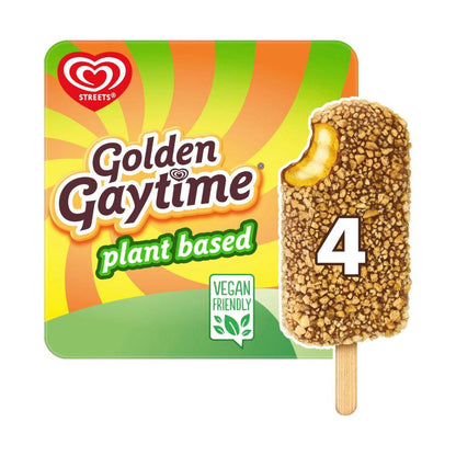 Streets Golden Gaytime Plant Based 4 Pack - 400mL