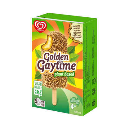 Streets Golden Gaytime Plant Based 4 Pack - 400mL