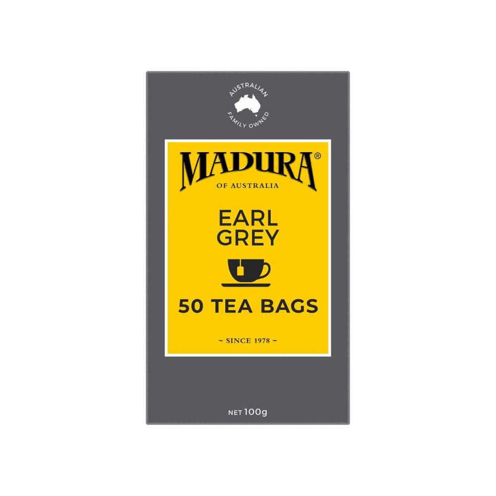 Madura Earl Grey Tea Bags 50 Pack - 100g
