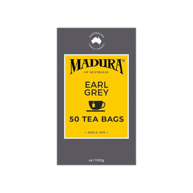 Madura Earl Grey Tea Bags 50 Pack - 100g