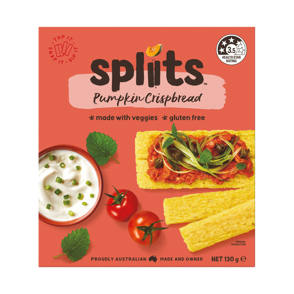 Spliits Crispbread Pumpkin - 130g