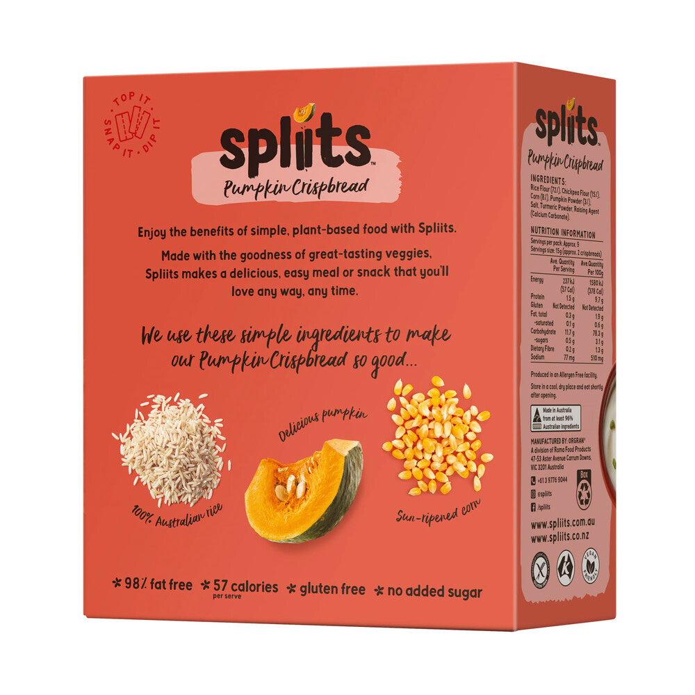 Spliits Crispbread Pumpkin - 130g