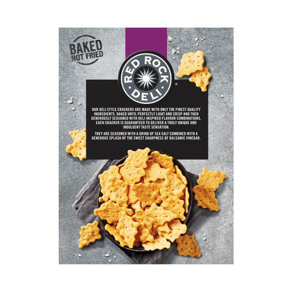 Red Rock Deli Sea Salt & Balsamic Deli Style Crackers - 135g