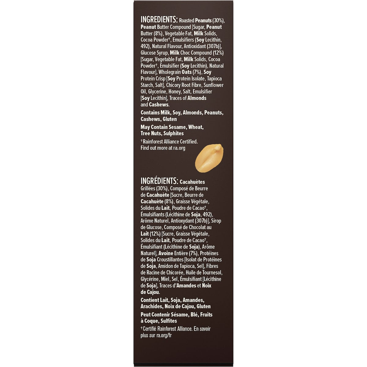 Nice & Natural Nut Butter Bars Peanut Butter 5 Pack