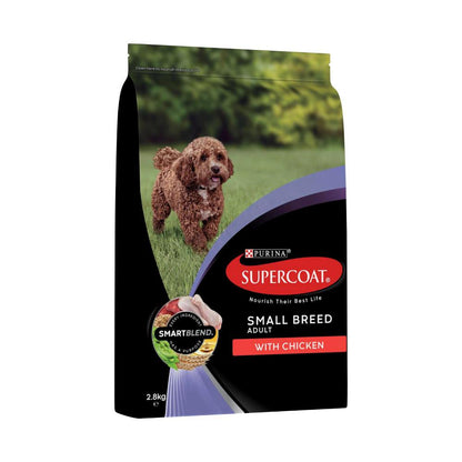 Supercoat Adult Small Breed With Chicken Dry Dog Food - 2.8kg